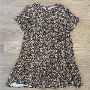 Kids Floral Swing Dress - Multicolor
